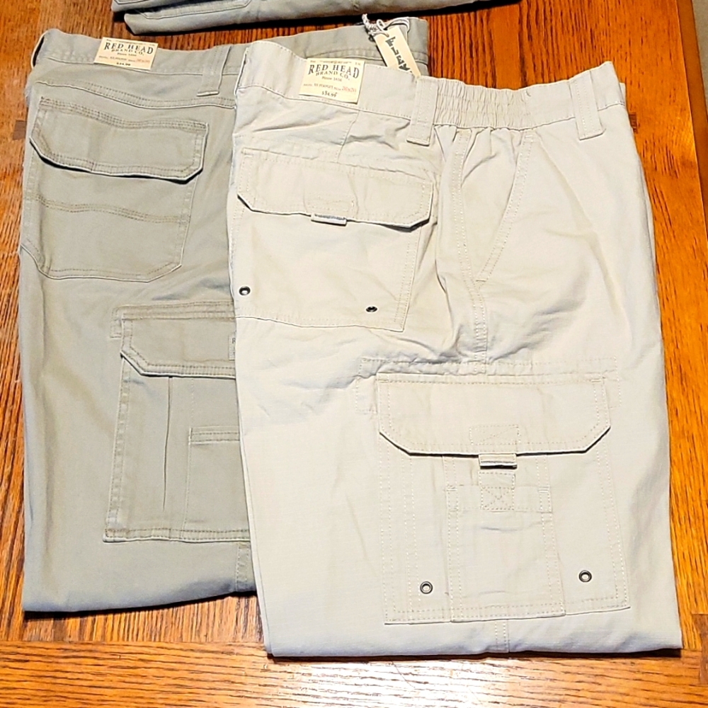 Men's 36 / 30 4 PAIRS Of Red Head Khaki Cargo Pants